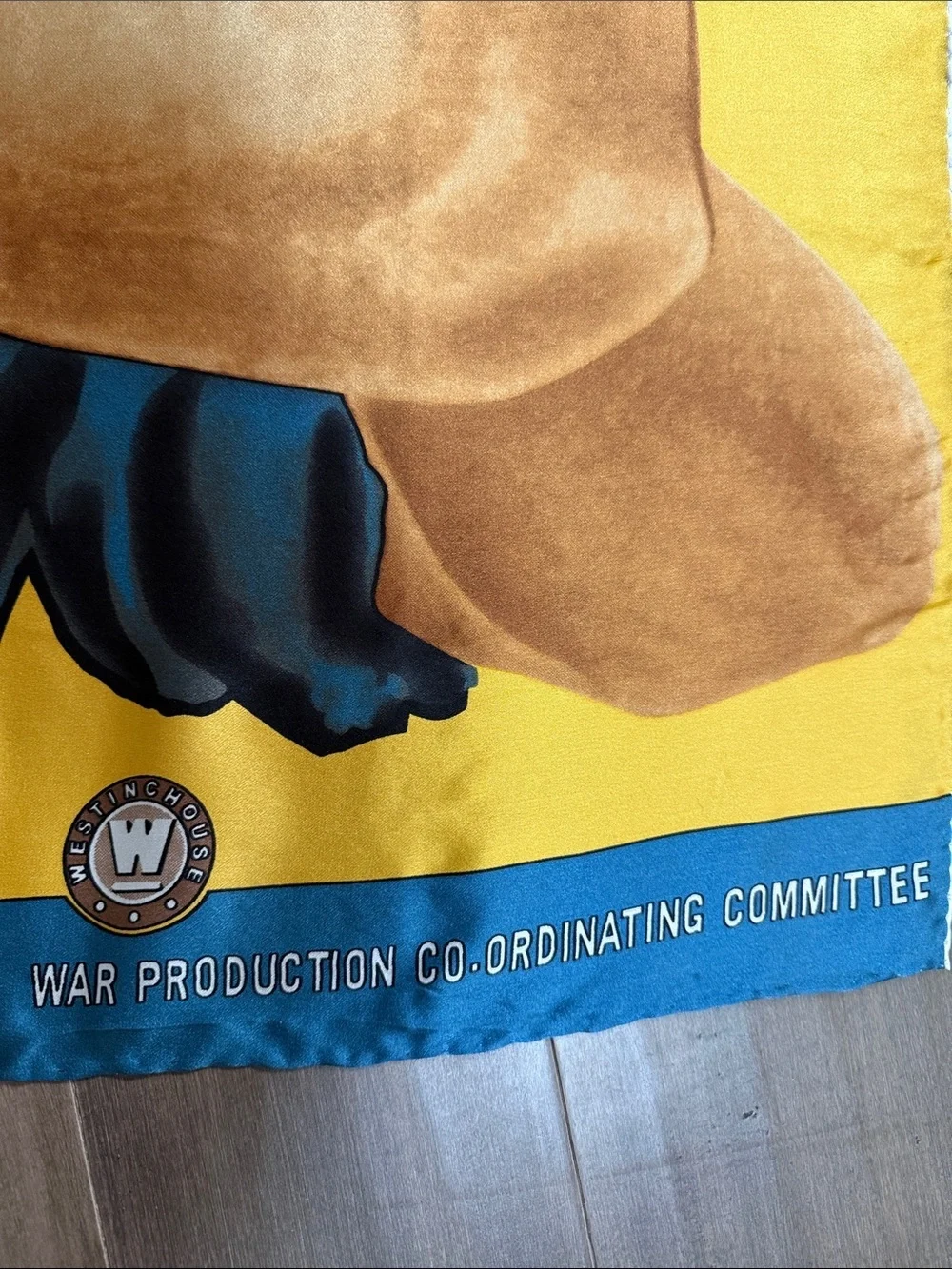 Rosie the Riveter Novelty Silk Scarf